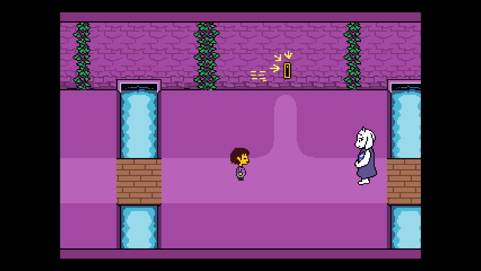 En las ruinas con Toriel