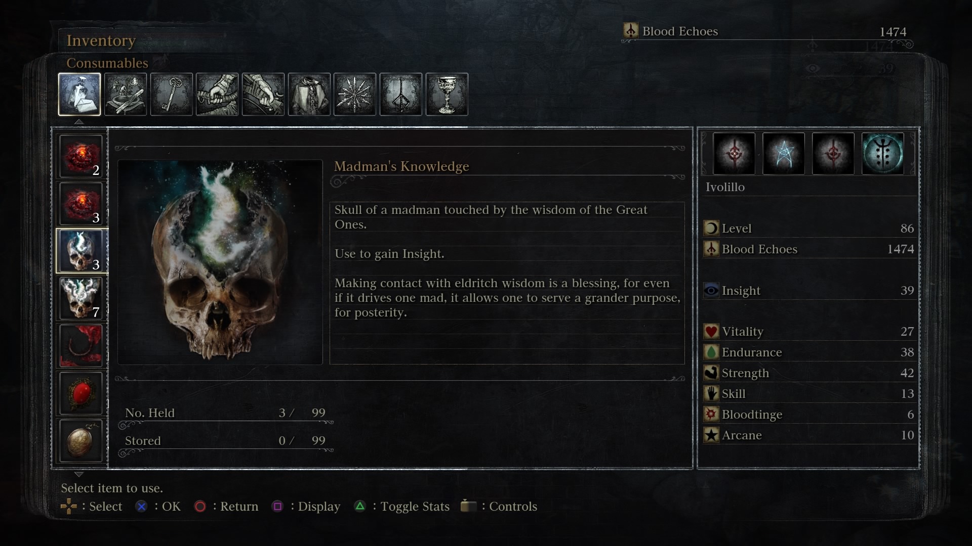 Descripción del objeto Madman´s Knowledge